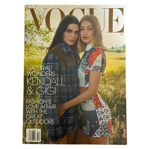 Vogue Magazine October 2025 Kendall and Gigi Fashion Outdoors